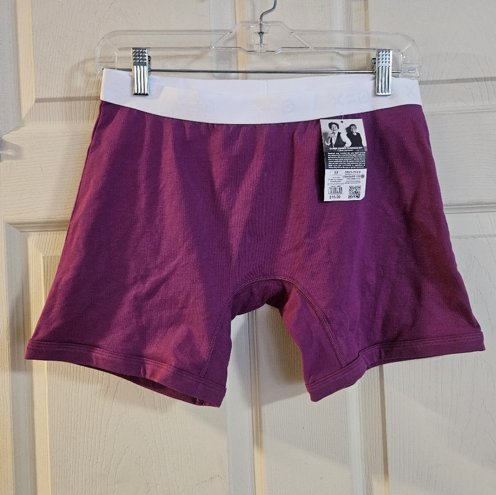 TOMBOYX PRIDE COLLECTION PURPLE BOYSHORT UNDERWEAR: NEW WITH TAGS: SIZE M